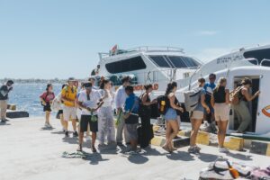 persiapan naik fast boat